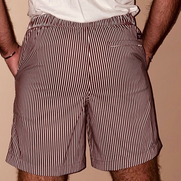 BRAND NEW Striped Swim Shorts - Picture 2 of 3